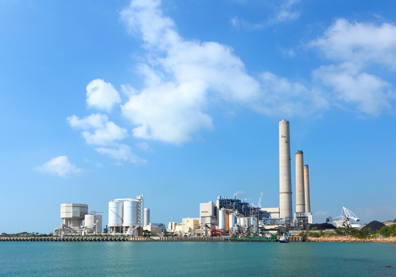 Power plants generate a significant amount of emissions gases during energy production.