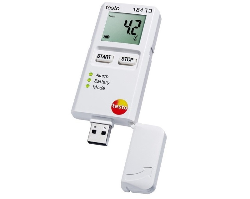 Don't let goods spoil in transit - use the testo 184 T3 data logger.