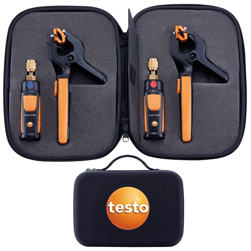 The testo refrigeration set offers a number of useful tools.