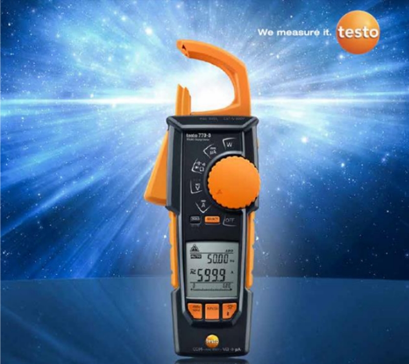 The testo 770-3 is the most advanced clamp meter available.