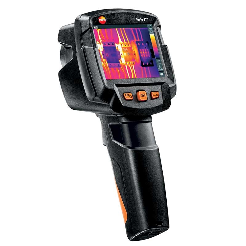 The testo 871 improves the resolution of your thermal images.