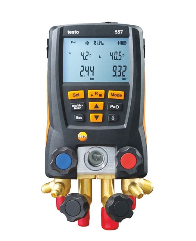 The testo 557 digital refrigeration gauge is the perfect tool for technicians.