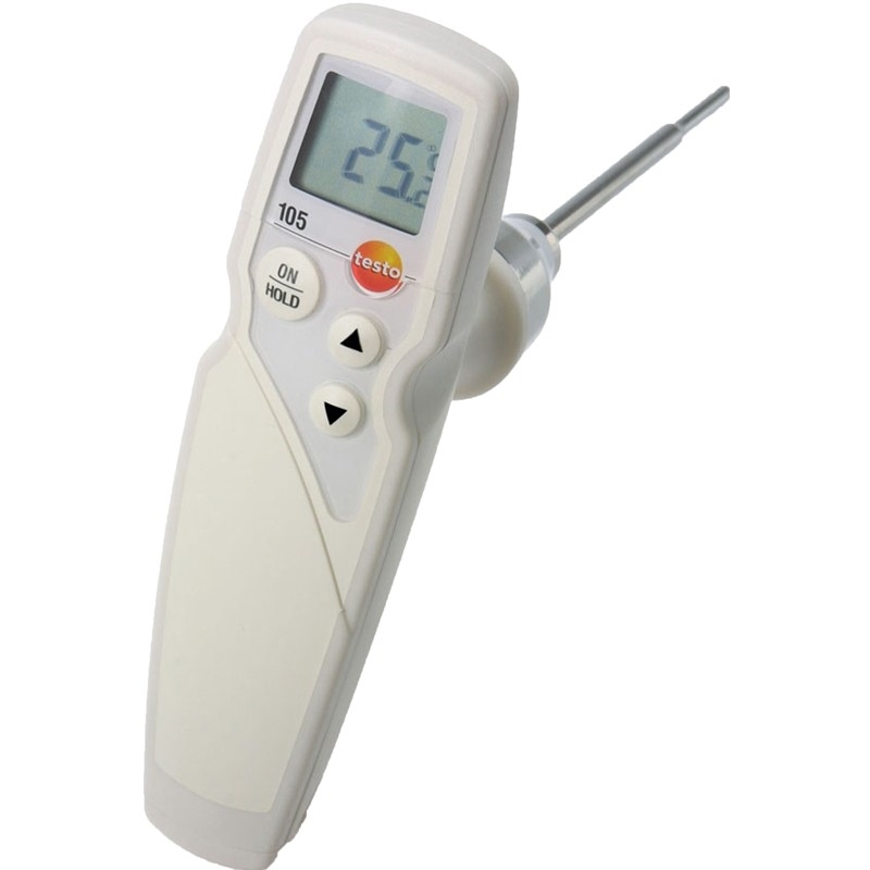 The testo 105-1 is perfect for measuring the temperature of  meats, cheeses and liquids.