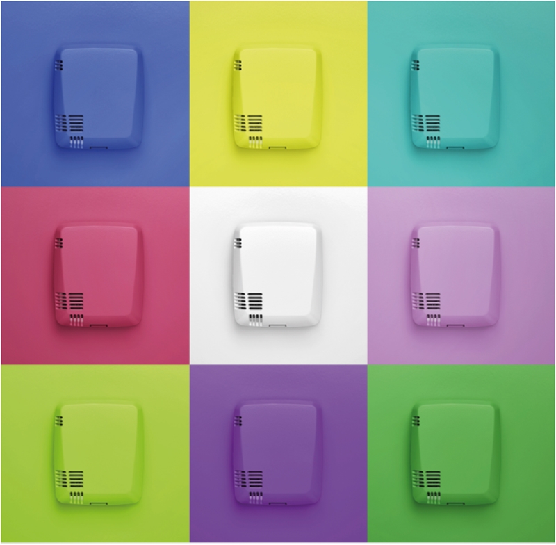 The testo 160 temperature monitoring series comes with coloured decorative covers.