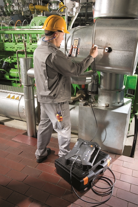 Testo's 350 exhaust gas analysis system is ideal for checking gas emissions.