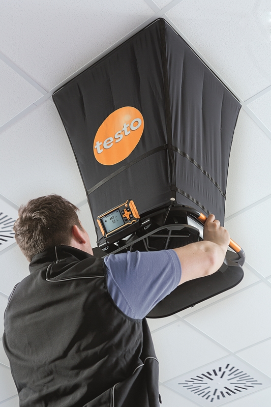 The testo 420 volume flow hood is ushering in the future of HVAC.