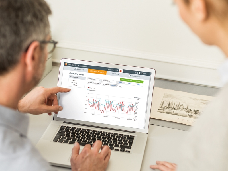 The testo 160 Wi-Fi data logger gives conservationists a more in-depth look at the conditions cultural artifacts are stored in.