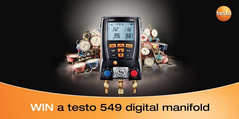 The best comment on our Facebook page wins a testo 549 digital manifold! 