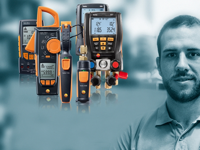 An image featuring various Testo gauges.