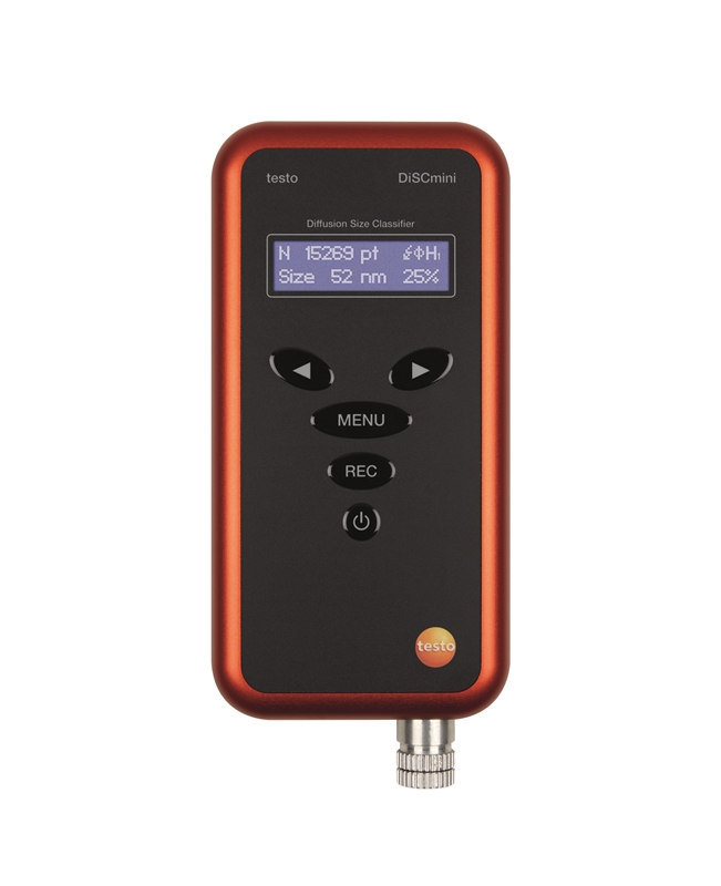 The testo DiSCmini makes air quality record-keeping simple.